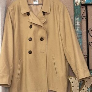 Old Navy Women's Classic Camel Peacoat